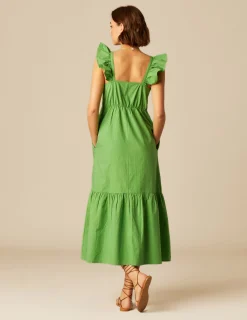 Nicoli Dresses<LONG GREEN DRESS Verdes