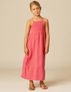 Nicoli Dresses<LONG PINK DRESS Azules oscuros