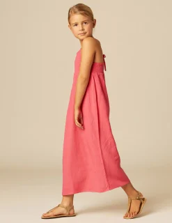 Nicoli Dresses<LONG PINK DRESS Azules oscuros