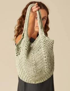 Nicoli Bags<MINT LUREX BAG Verde pera