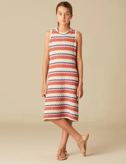 Nicoli Dresses|Knitwear<MULTICOLOURED KNIT DRESS Rojos