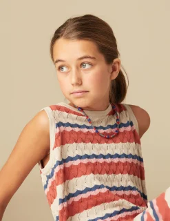 Nicoli Dresses|Knitwear<MULTICOLOURED KNIT DRESS Rojos