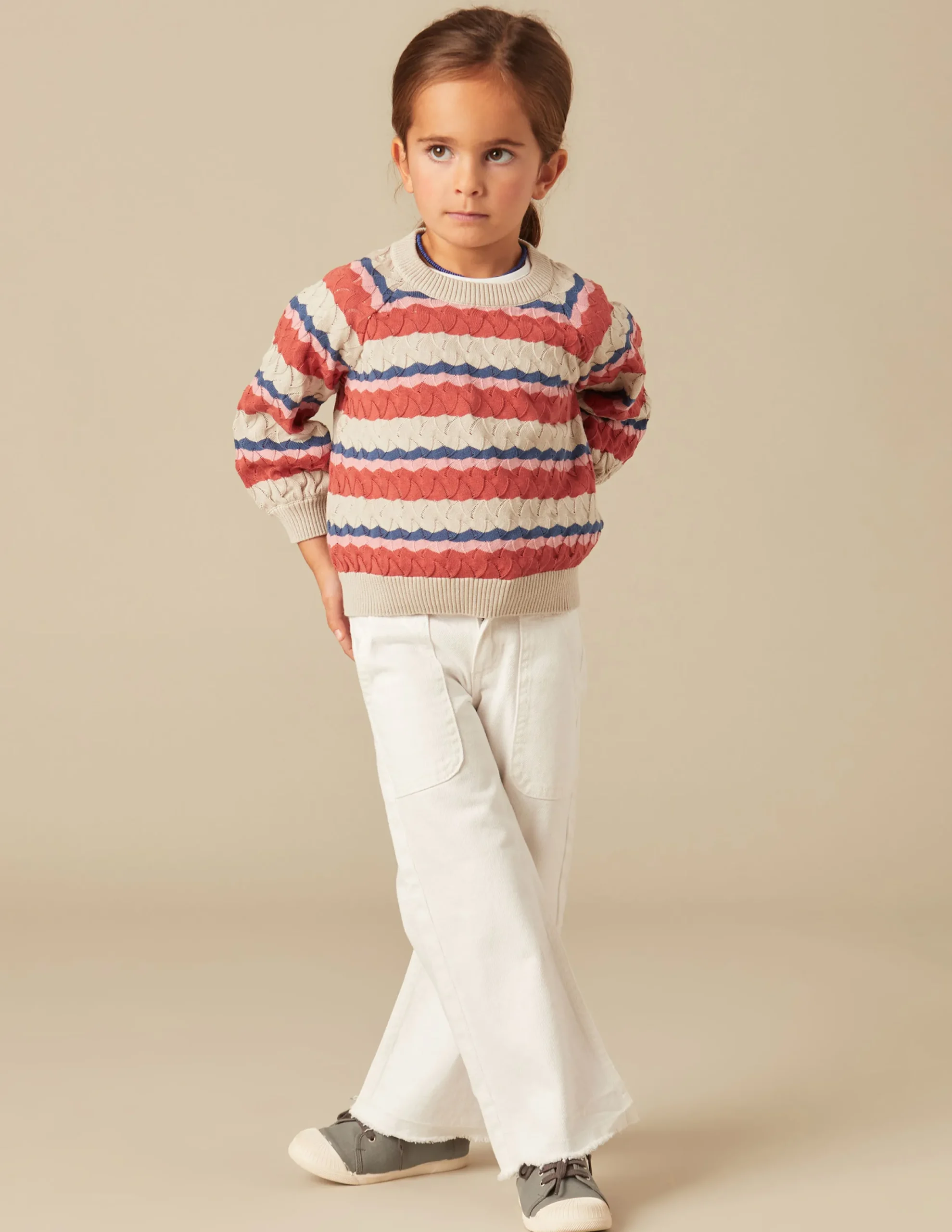 Nicoli Knitwear<MULTICOLOURED KNIT JUMPER Rojos