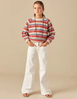 Nicoli Knitwear<MULTICOLOURED KNIT JUMPER Rojos