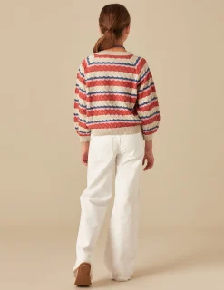 Nicoli Knitwear<MULTICOLOURED KNIT JUMPER Rojos