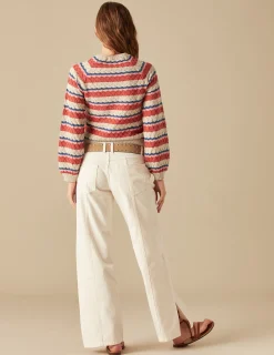 Nicoli Knitwear<MULTICOLOURED KNIT JUMPER Rojos