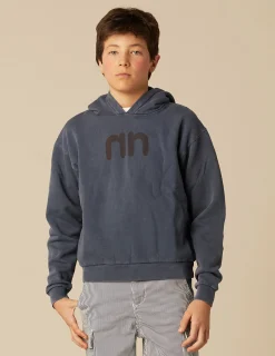Nicoli Sweatshirts<NN BLUE HOODIE Azules