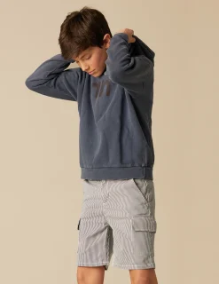 Nicoli Sweatshirts<NN BLUE HOODIE Azules