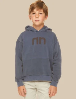 Nicoli Sweatshirts<NN BLUE HOODIE Azules