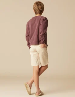 Nicoli Sweatshirts<NN DARK BERRY SWEATSHIRT Morados