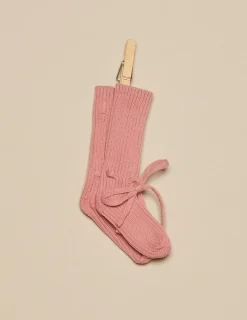 Nicoli Bootees<PINK BOOTEES Rosas