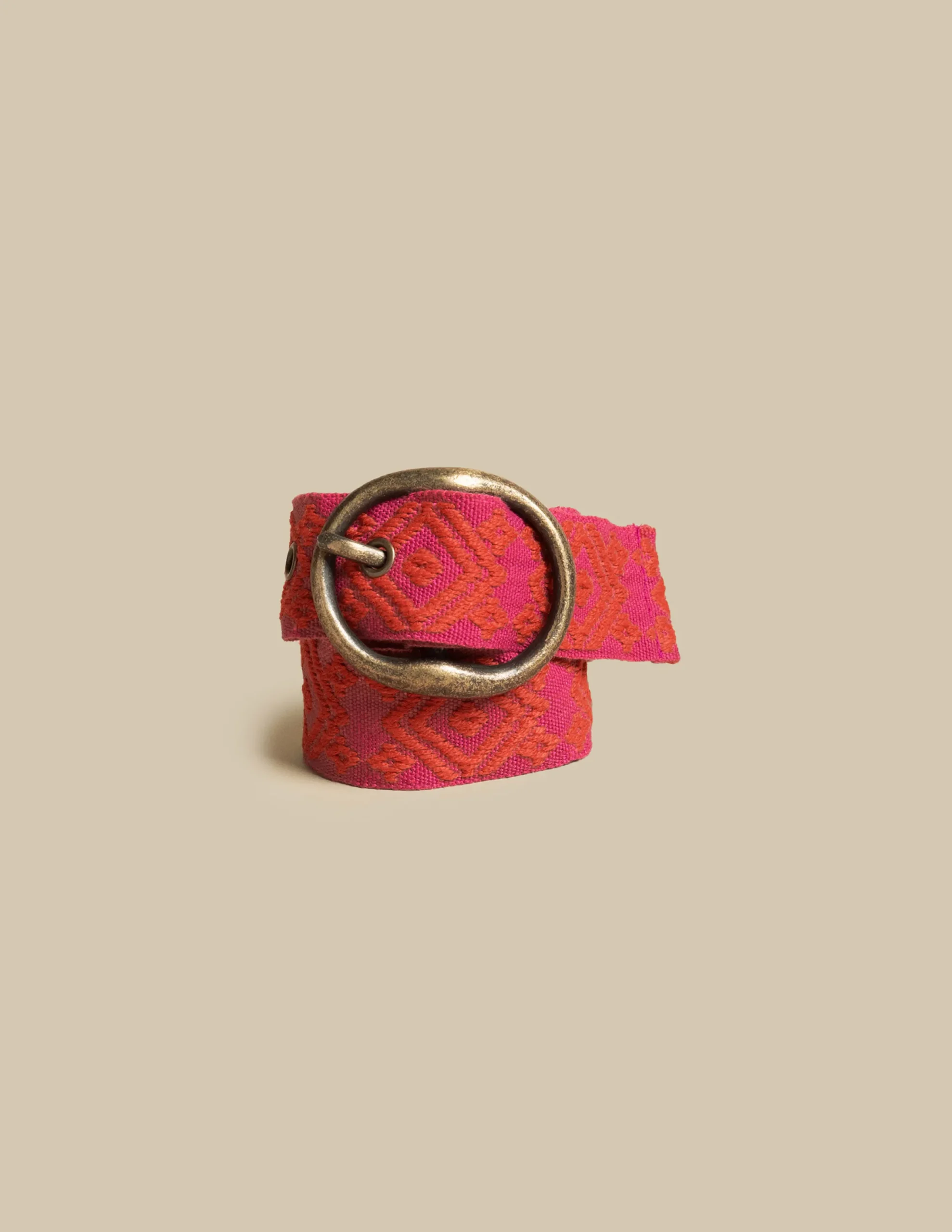 Nicoli Belts|Belts<PINK ETHNIC BELT Azul añil