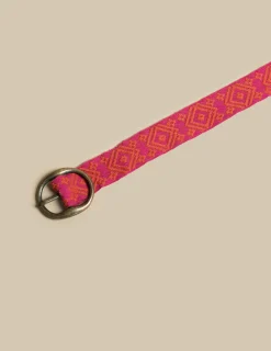 Nicoli Belts<PINK ETHNIC BELT Fresa