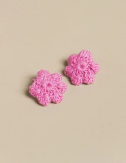 Nicoli Hair Accesories|Hair accessories<PINK HAIR CLIPS Crudos