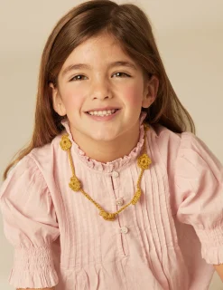 Nicoli Shirts<PINK PIN-TUCK SHIRT Azules claros