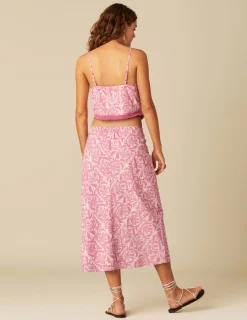 Nicoli Tops<PINK PRINTED TOP Azules oscuros