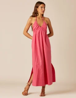 Nicoli Dresses<PINK STRAPS DRESS Fresa