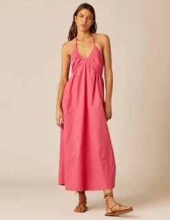 Nicoli Dresses<PINK STRAPS DRESS Fresa