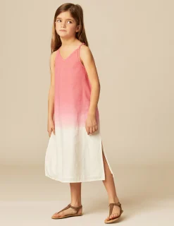 Nicoli Dresses<PINK TIE-DYE DRESS Amarillos