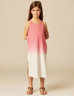 Nicoli Dresses<PINK TIE-DYE DRESS Amarillos