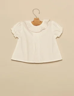 Nicoli Shirts<PINK TOPSTITCHING SHIRT Azules claros