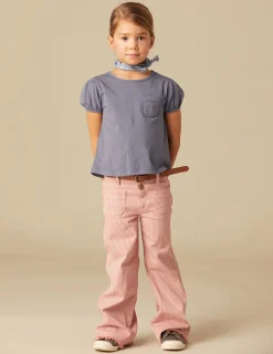 Nicoli Trousers|Denim<RED STRIPED JEANS Rojos