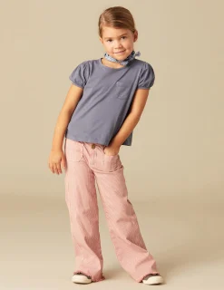 Nicoli Trousers|Denim<RED STRIPED JEANS Rojos