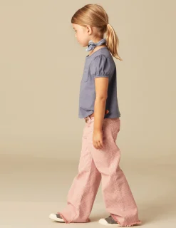 Nicoli Trousers|Denim<RED STRIPED JEANS Rojos