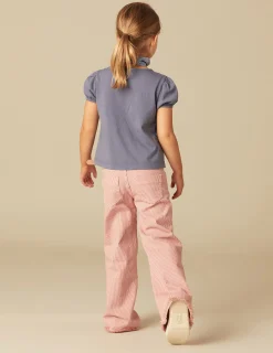 Nicoli Trousers|Denim<RED STRIPED JEANS Rojos