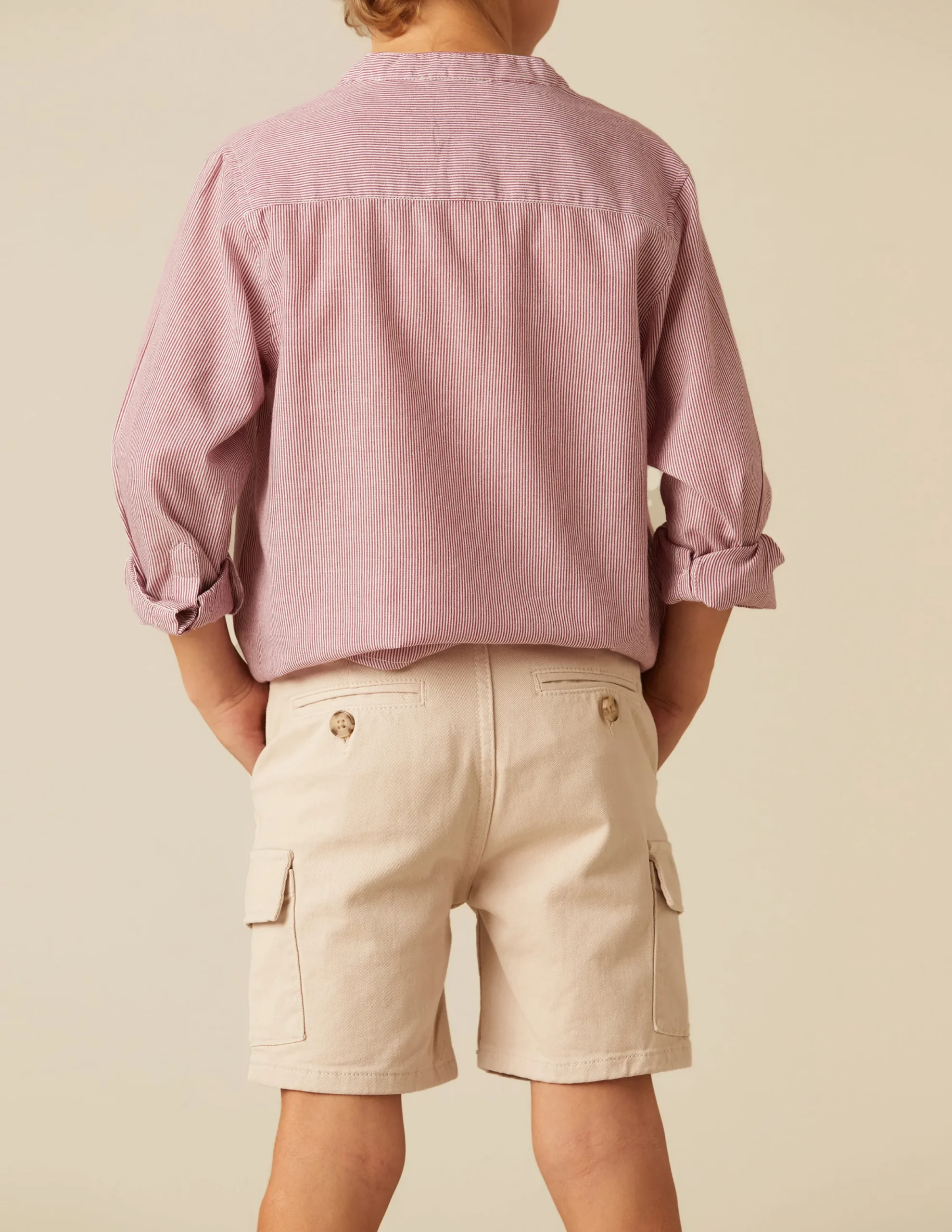 Nicoli Trousers<SAND CARGO SHORTS Verde caza