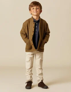 Nicoli Trousers<SAND CARGO TROUSERS Beiges