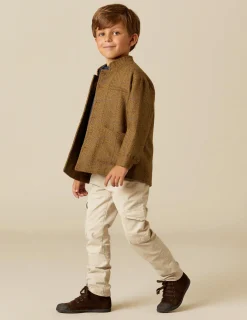 Nicoli Trousers<SAND CARGO TROUSERS Beiges