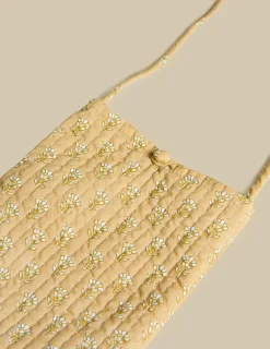 Nicoli Bags|Bags & Shoulder bags<SAND FLORAL CROSSBODY BAG Arena