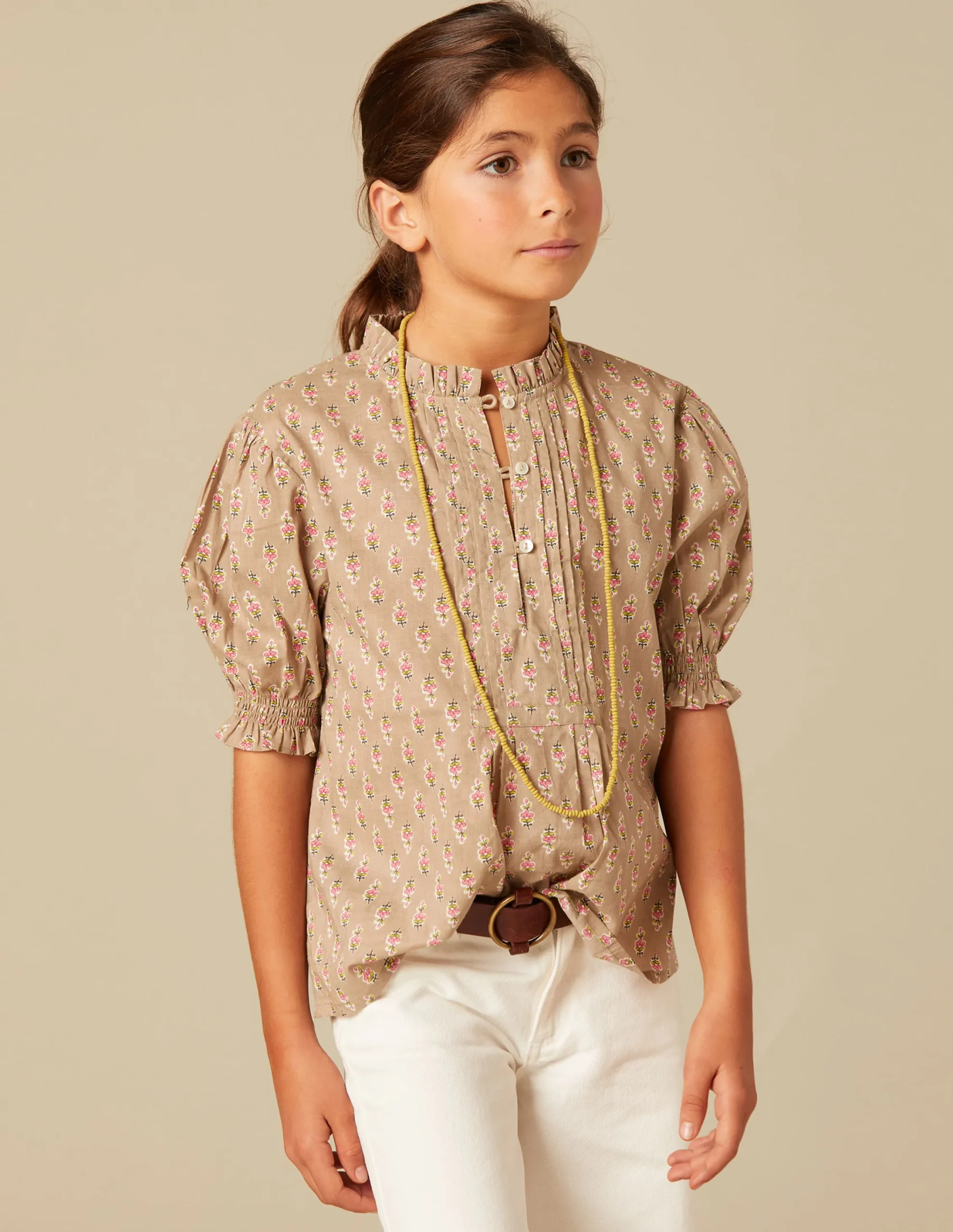 Nicoli Shirts<SAND FLOWERS SHIRT Arena
