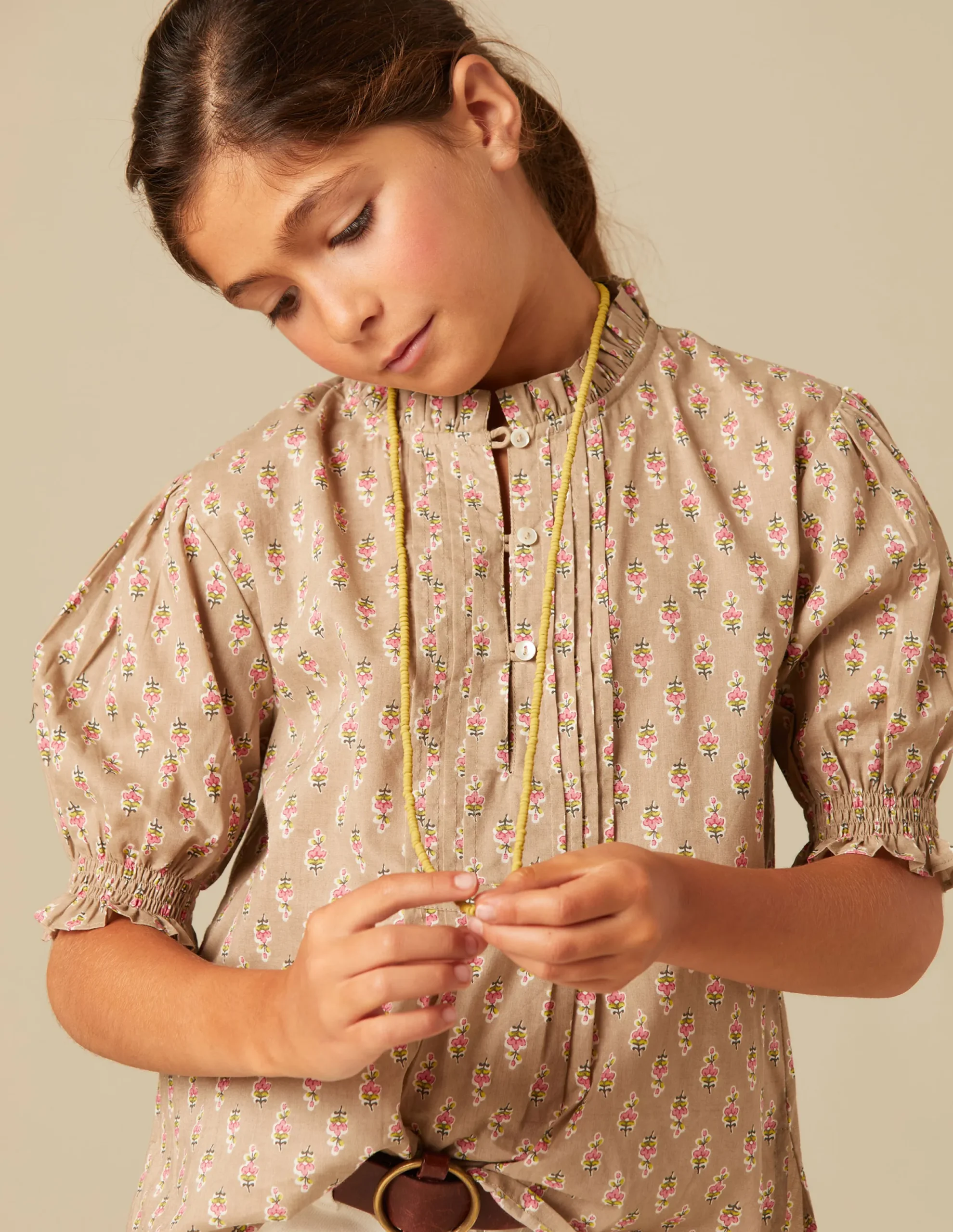 Nicoli Shirts<SAND FLOWERS SHIRT Arena