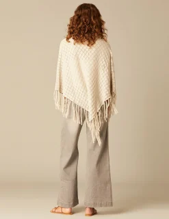 Nicoli Knitwear|Scarves & Shawls<SAND KNIT SHAWL Azules