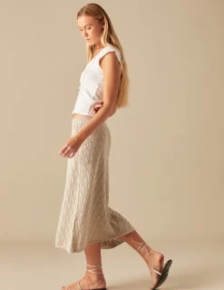 Nicoli Knitwear|Skirts<SAND KNIT SKIRT Arena