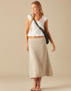Nicoli Knitwear|Skirts<SAND KNIT SKIRT Arena