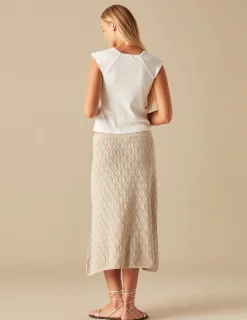 Nicoli Knitwear|Skirts<SAND KNIT SKIRT Arena