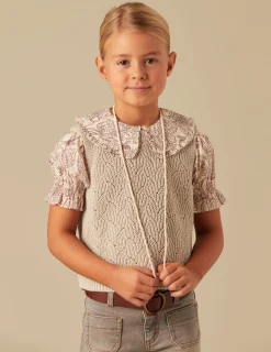 Nicoli Knitwear|Waistcoats<SAND KNIT VEST Arena