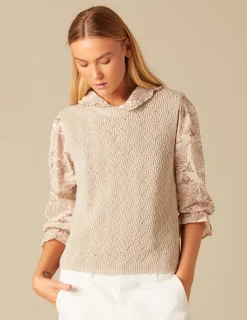 Nicoli Knitwear|Waistcoats<SAND KNIT VEST Arena