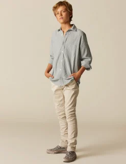 Nicoli Trousers<SAND-COLOURED CHINOS Beiges