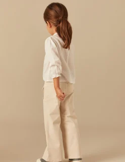 Nicoli Trousers|Denim<SAND-COLOURED FLAP POCKET TROUSERS Beiges