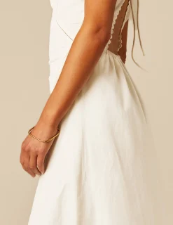 Nicoli Bracelets<SET OF 2 GOLD SQUARE BRACELETS Dorados