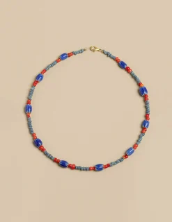 Nicoli Necklaces & Chokers|Necklaces<SHORT BLUE/RED NECKLACE Verdes