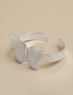 Nicoli Bracelets<SILVER BUTTERFLY BRACELET Dorados