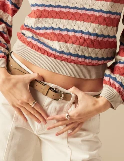 Nicoli Rings<SILVER IRREGULAR OPEN RING Metalizados