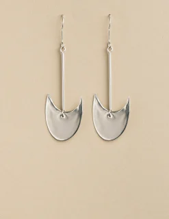 Nicoli Earrings<SILVER MOON EARRINGS Dorados
