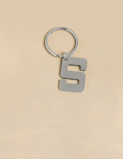 Nicoli Keychain|Keychain<SILVER "S" KEYCHAIN Dorados