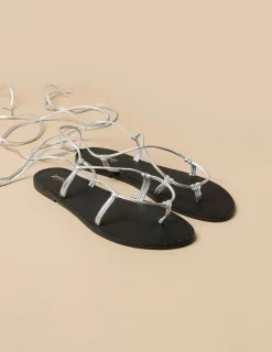 Nicoli Shoes<SILVER SANDALS Dorados